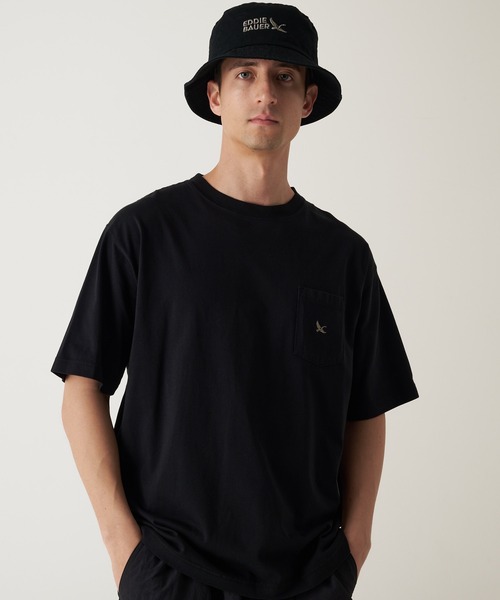 Eddie Bauer（エディーバウアー） tシャツ ワンポイント ポケット T