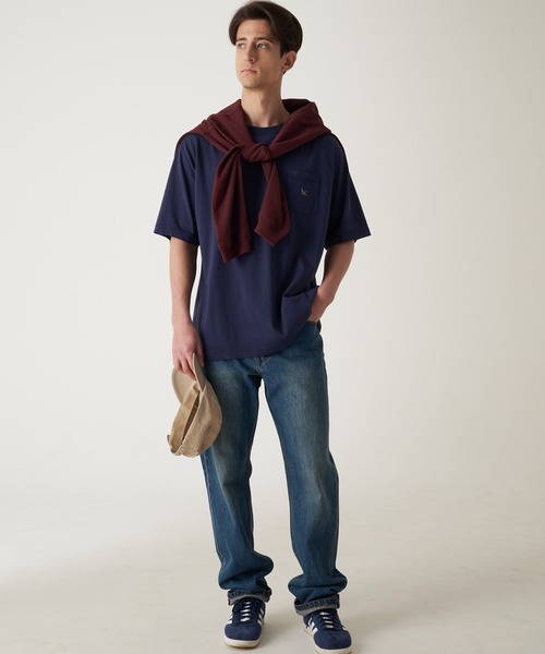Eddie Bauer（エディーバウアー） tシャツ ワンポイント ポケット T