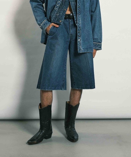 TANAKA ジーンズ JEAN SHORTS VINTAGE BLUE メンズ : ZOZOTOWN