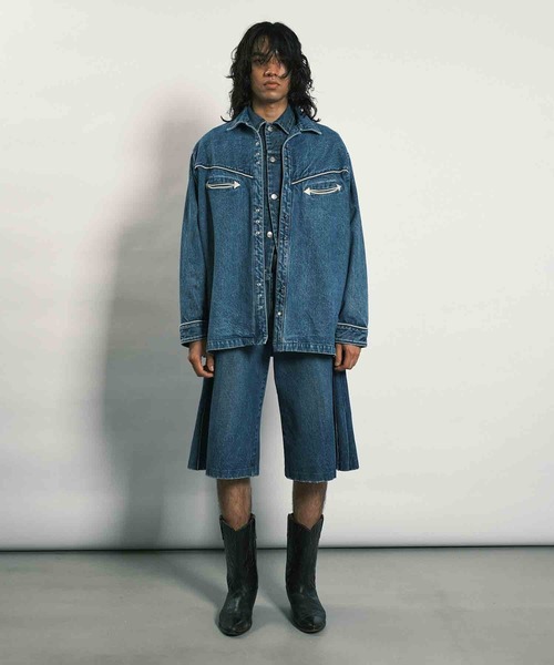TANAKA（タナカ） ジーンズ JEAN SHORTS VINTAGE BLUE メンズ