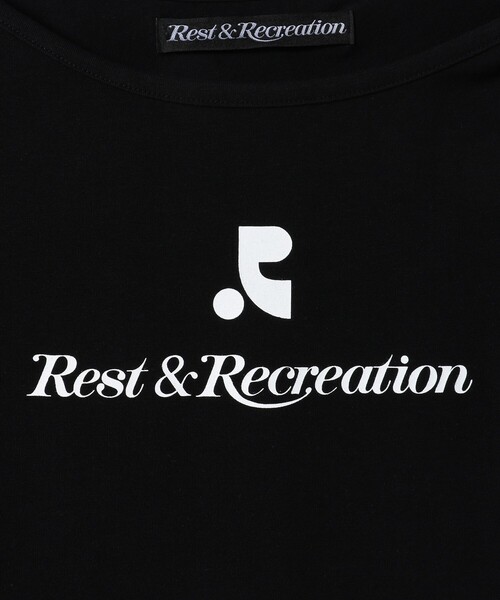 tシャツ Rest＆Recreation/レスト＆レクリエーション LOGO LIP NECK T-SHIRT/ロゴリップネックTシャツ レディース FREAK'S STORE tシャツ Rest＆Recreation/レスト