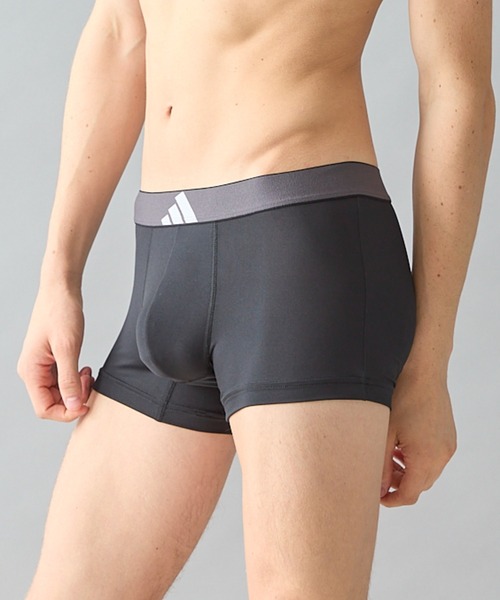 関税送料込★限定再入荷★adidas★ボクサーショーツ adidas ボクサーパンツ adidas/アディダス ワンポイントロゴ 2枚