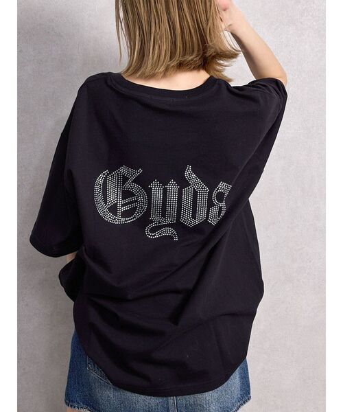 GYDA tシャツ BACK bijou BIG Tシャツ レディース : ZOZOTOWN