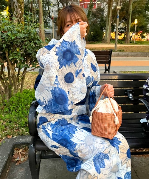 SHE HER HER HERS かごバッグ カゴバッグ かごバッグレース巾着付き
