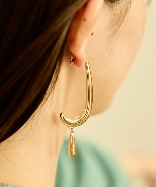mideal（マイディール） ピアス long drop pierce / ロングドロップ