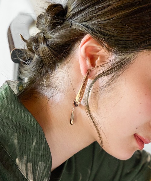 mideal（マイディール） ピアス long drop pierce / ロングドロップ