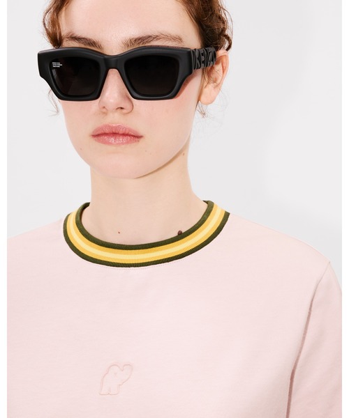 tシャツ 'KENZO Elephant Logo' エンブロイド ルーズ Tシャツ レディース