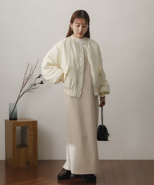 SENSE OF PLACE by URBAN RESEARCH ブルゾン ONE アイボリー