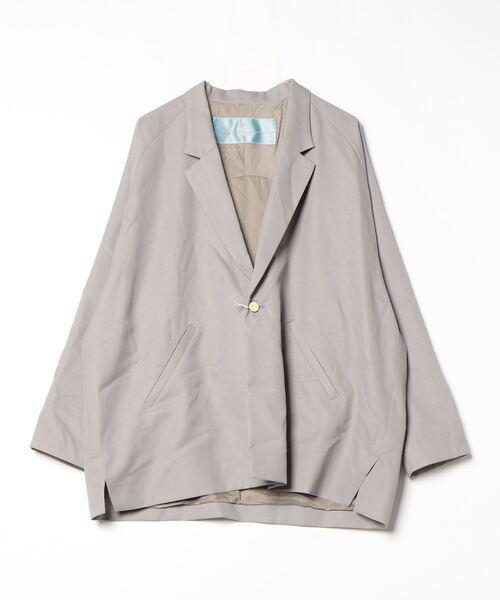 JUN HASHIMOTO◇テーラードジャケット/4/コットン/BLK/JKT03 BRT01