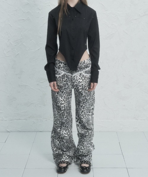 SETUPEXE パンツ LEOPARD LACE PANTS レディース メンズ