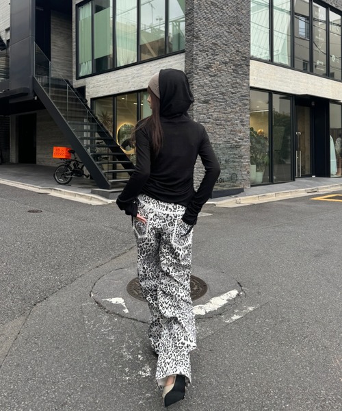 SETUPEXE パンツ LEOPARD LACE PANTS レディース メンズ