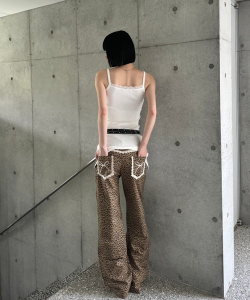 大人気 【SETUP-EXE】 LEOPARD LACE PANTS ●送料・関税込● SETUP‐EXE】LEOPARD LACE PANTS | OUR BRAND,SETUP-EXE