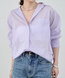 ブラウス シャツ シアーボイルワッシャ―シャツ レディース｜ZOZOTOWN Yahoo!店