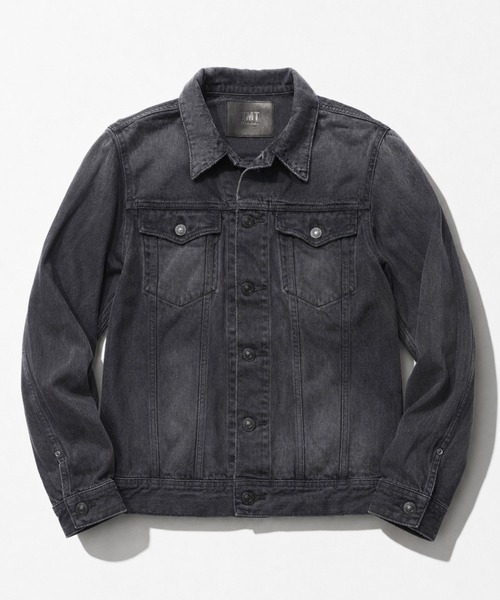 TMT デニムジャケット gジャン 12oz SOFT BLACK DENIM TRUCKER JACKET