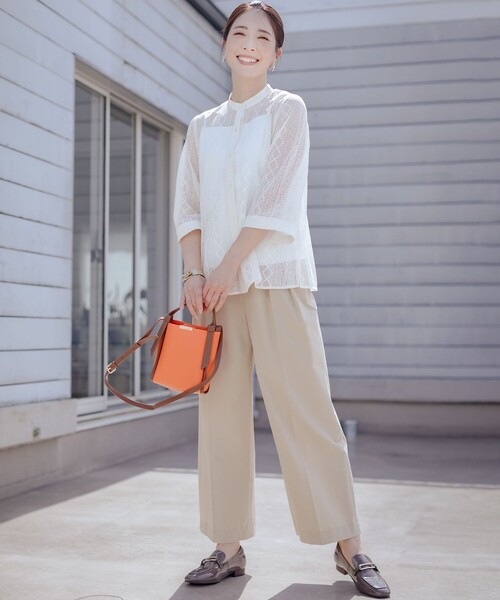 OLIKA ラッセルレースブラウス ラッセルレース ブラウス（シャツ・ブラウス） | DRESSTERIOR(Ladies