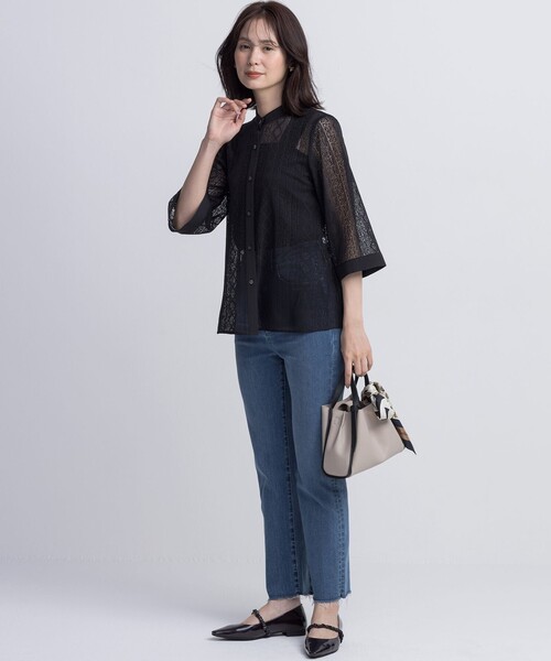 ブラウス シャツ ラッセルレース レディース : ZOZOTOWN Yahoo!店