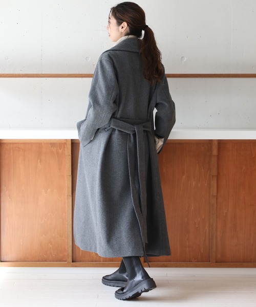 「SETUP7」 「MAISON BREEZE」チェスターコート M ブラック レディース_画像7