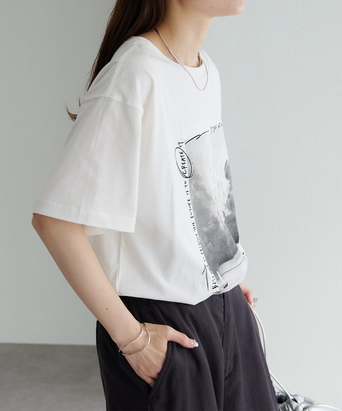 pual ce cin tシャツ 機能素材フォトプリントTシャツ レディース