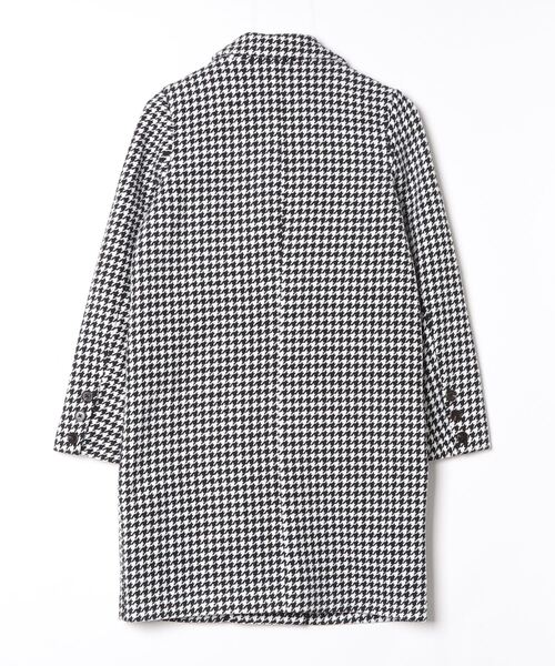 「DRESS STAR」 チェスターコート M ブラック×ホワイト レディース_画像2