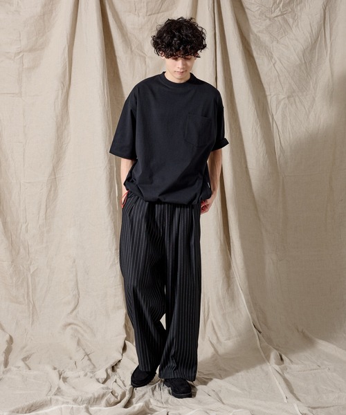 「WETTEMPT」 半袖Tシャツ MEDIUM ネイビー メンズ