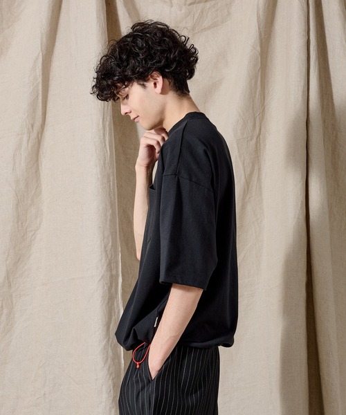 「WETTEMPT」 半袖Tシャツ MEDIUM ネイビー メンズ