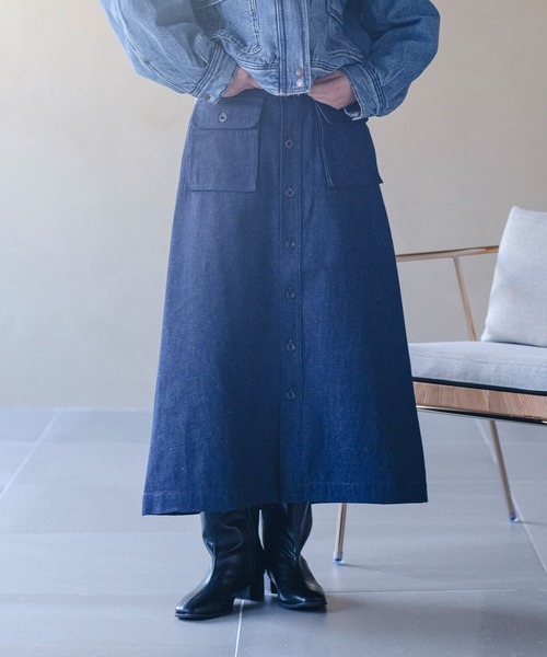 Levi's（リーバイス） デニムスカート BLUETAB(TM) MARINER デニム