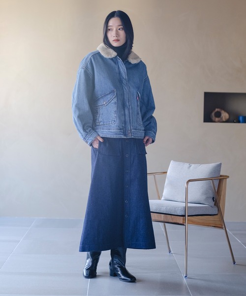 Levi's（リーバイス） デニムスカート BLUETAB(TM) MARINER デニム