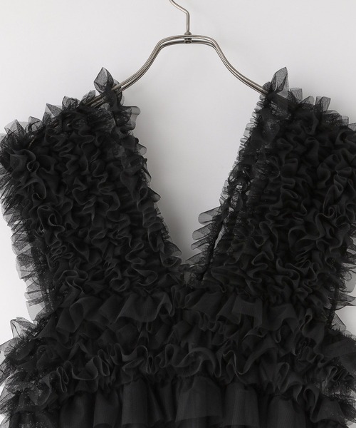 LOWRYS FARM（ローリーズファーム） ワンピース チュールフリルベスト