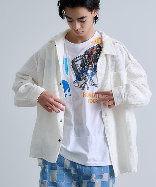みんくる BEAMS コラボ ロングスリーブTシャツ コットン サーマル