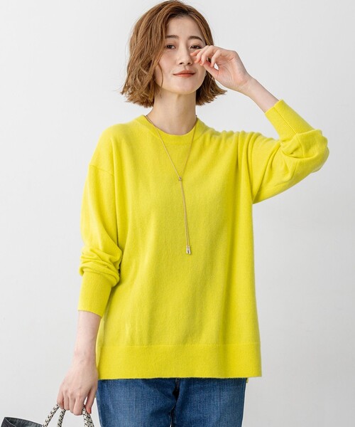 ニット セーター 「見上愛さん着用/Oggi・STORY掲載」ピュアカシミヤ