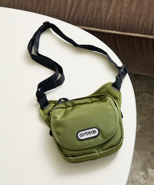 OUTDOOR PRODUCTS ×PUBLUX サテンショルダーバッグ PUBLUX（パブリュクス） ショルダーバッグ バッグ OUTDOOR PRODUCTS