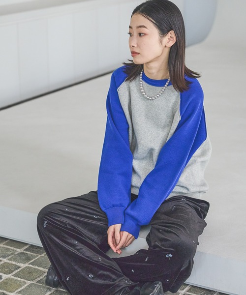 LAKOLE（ラコレ） ニット セーター スウェットライクニットプル