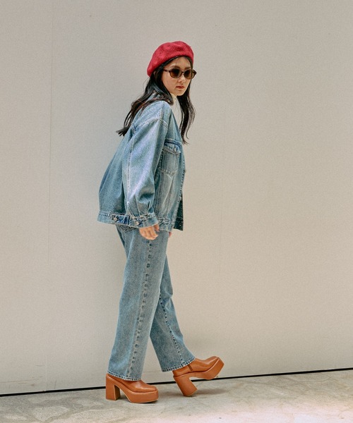 ジーンズ デニム デニムパンツ GOODデニムストレートパンツ/498392 レディース | GLOBAL WORK | 13
