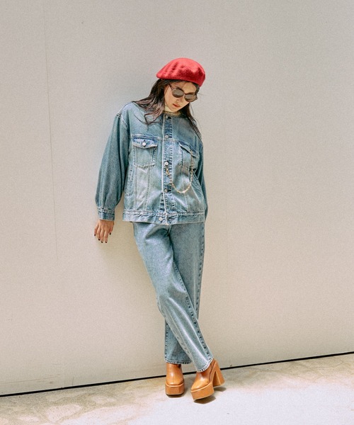 ジーンズ デニム デニムパンツ GOODデニムストレートパンツ/498392 レディース | GLOBAL WORK | 12