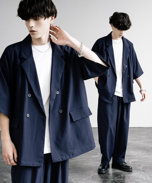 Rocky Monroe（ロッキーモンロー） セットアップ M ネイビー メンズ