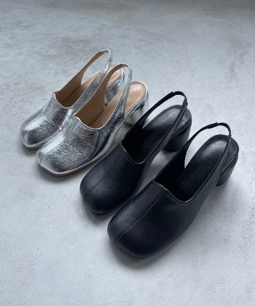 「AIC.」 ヒールサンダル MEDIUM シルバー レディース_画像6