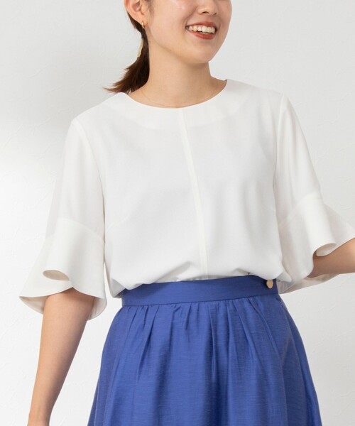 「NOLLEY'S」 半袖ブラウス 36 ブラック レディース_画像3