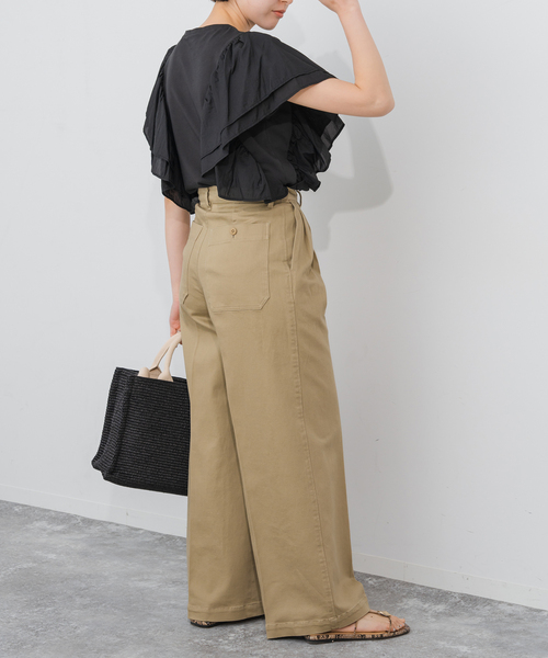 「Spick & Span」 半袖カットソー FREE ブラック レディース_画像8