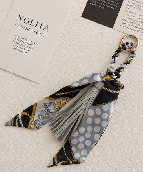 NOLITA LABORATORY チャーム 「 NOLITA / ノリータ 」 スカーフ付き