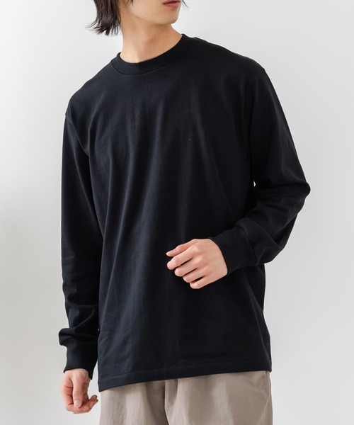 【KURO/クロ】 ロングスリーブTシャツ¥15,400税込 Hanes T-SHIRTS KURO クルーネックロングスリーブTシャツ (HM4-D202