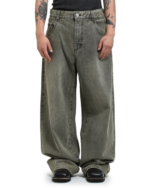 Neutral Untitled ジーンズ BAGGY DENIM メンズ レディース : ZOZOTOWN