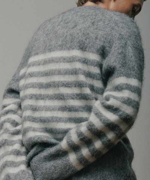 ADAM ET ROPE'（アダムエロペ） セーター ニット バスクボーダーニット