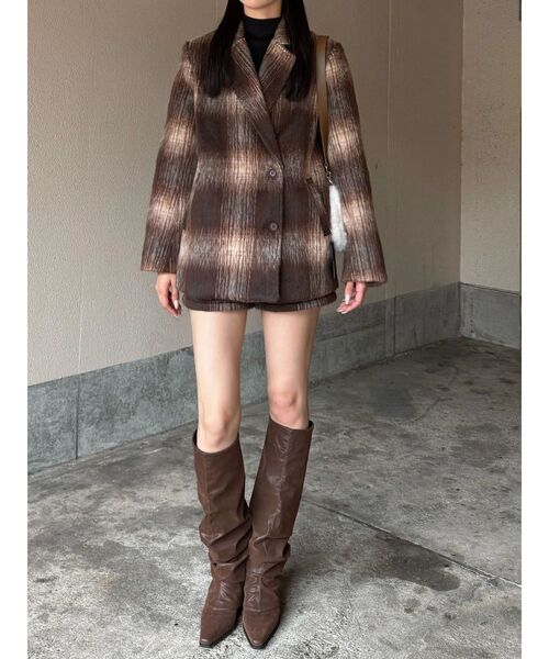 EMODA（エモダ） コート アウター シャギージャケットコート