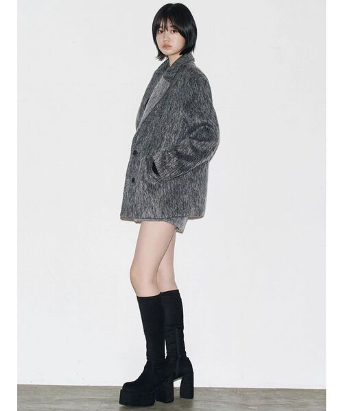 EMODA（エモダ） コート アウター シャギージャケットコート