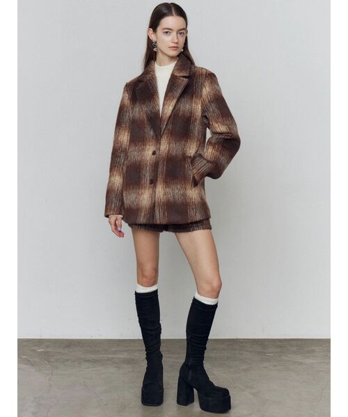 EMODA（エモダ） コート アウター シャギージャケットコート