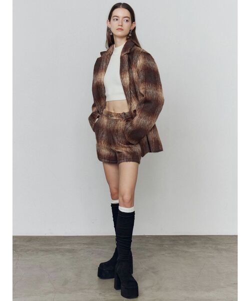 EMODA（エモダ） コート アウター シャギージャケットコート