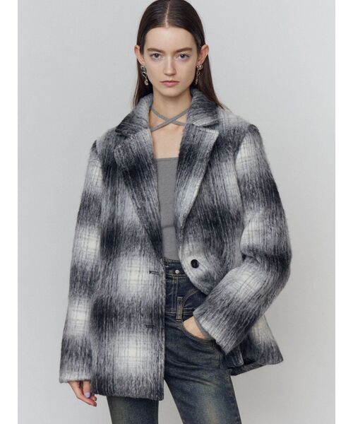 EMODA（エモダ） コート アウター シャギージャケットコート