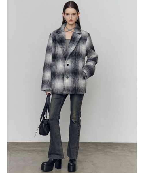 EMODA（エモダ） コート アウター シャギージャケットコート