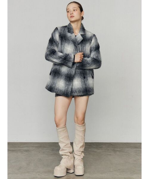 EMODA（エモダ） コート アウター シャギージャケットコート