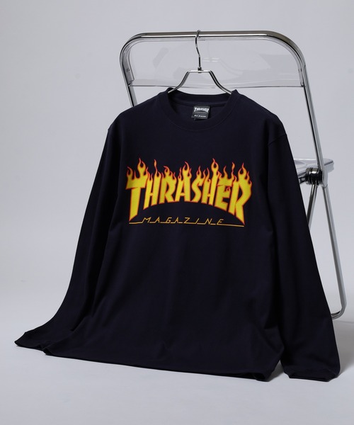 THRASHER（スラッシャー） tシャツ THRASHER MAG LOGO L/S TEE